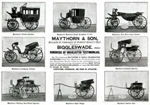 Images Dated 26th August 2018: Advert for Maythorn & Son, builders of carriages 1897