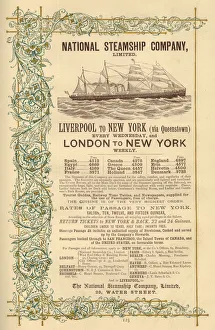 Advert, National Steamship Company Limited Advert, National Steamship Company Limited