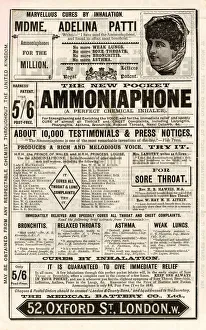 Advertisement - The new pocket Ammoniaphone Advertisement - The new pocket Ammoniaphone