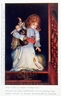 Advertisement for Nonflam flameproof clothing