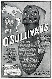 Advert for OSullivans rubber heels 1910 Advert for OSullivans rubber heels 1910