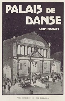 Birmingham Gallery: Advert for the Palais de Danse, Birmingham, 1921