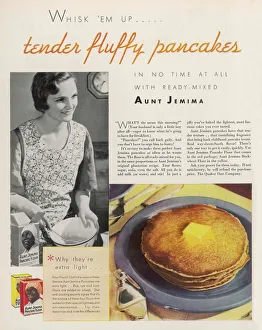 Tender Gallery: Advert / Pancake Mix 1931