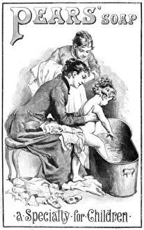 Steps Gallery: Advert for Pears soap 1887