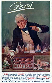 Soap Gallery: Advert for Pears Soap - A Chemist Recommends... 1912