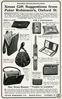 Advert for Peter Robinsons men & women accessories 1915 Advert for Peter Robinsons men & women accessories 1915