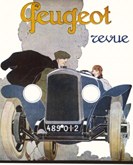Advertisement for a Peugeot Advertisement for a Peugeot