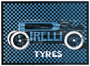<b class=qtipBold><figcaption>Advert/Pirelli Tyres</figcaption></b><br>A striking advertisement for Pirelli tyres.<br><em>© Mary Evans Picture Library</em> Advert/Pirelli Tyres