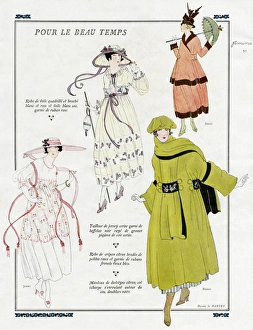 Advertisement for Poiret and Jenny fashions Advertisement for Poiret and Jenny fashions