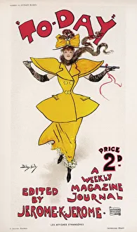 <b class=qtipBold><figcaption>Advert/Press To-Day 1896</figcaption></b><br>Poster for To-Day, London, a weekly magazine edited by Jerome K Jerome Date: circa 1896<br><em>© Mary Evans Picture Library</em> Advert/Press To-Day 1896