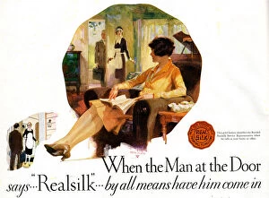 Salesmen Gallery: Advert, Realsilk stockings