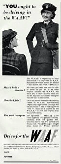 Advert for recruiting women for the WAAF 1941