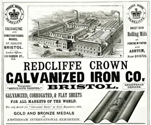 Advert for Redcliffe Crown Galvanized Iron 1888