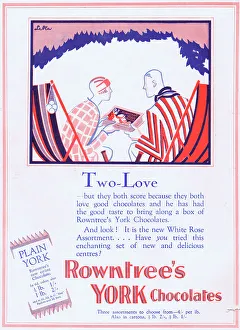 Advert for Rowntree's York Chocolate, 1926 Advert for Rowntree's York Chocolate, 1926