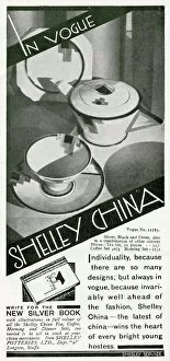 Saucer Gallery: Advert for Shelley Vogue China 1931