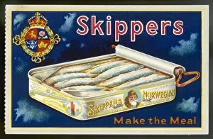 Sardine Gallery: Advert for Skippers Norwegian Bristling Sardines