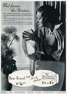 Advert for Stockings by Bear Brand 1936 Advert for Stockings by Bear Brand 1936