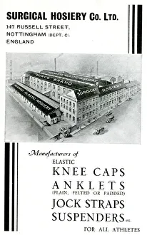 Advert, Surgical Hosiery Co Ltd, Nottingham Advert, Surgical Hosiery Co Ltd, Nottingham
