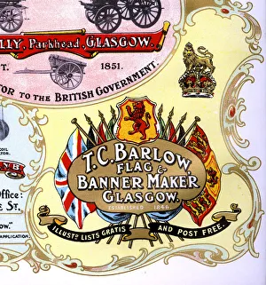 Advert, T C Barlow, Flag & Banner Maker, Glasgow Advert, T C Barlow, Flag & Banner Maker, Glasgow
