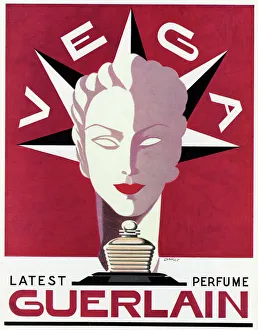 Advert for Vega perfume by Guerlain 1937 Advert for Vega perfume by Guerlain 1937
