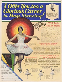 Advert for Veronine Vestoff Academie de Danse (1926) Advert for Veronine Vestoff Academie de Danse (1926)