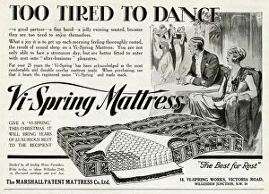 Advert for Vi-spring Mattress 1929