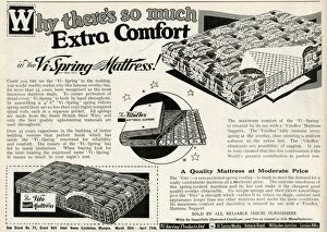 Advert for Vi-spring Mattress 1937