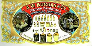 Advert, A W Buchan & Co, Stoneware Manufacturers, Portobello