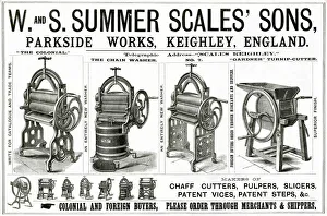 Advert for W & S Summerscales & Sons household machines 1888 Advert for W & S Advert for W & S Summerscales & Sons household machines 1888 Advert for W & S