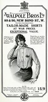 Advert for Walpole Bros Ltd blouses 1915 Advert for Walpole Bros Ltd blouses 1915