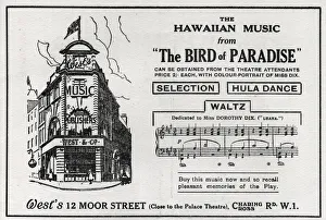 Advert, West's music publishers, Moor Street, London Advert, West's music publishers, Moor Street, London