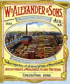 Advert, William Alexander & Sons, Ayr, Scotland Advert, William Alexander & Sons, Ayr, Scotland