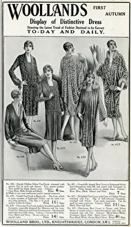 Advert for Woollands women's clothing 1927 Advert for Woollands women's clothing 1927