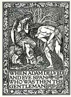 Edward Gallery: When Adam delved and Eve span