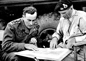1976 Gallery: Admiral Lord Louis Mountbatten and General Montgomery, Franc