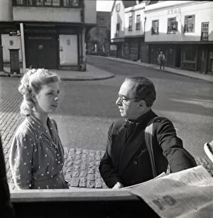 Movies Gallery: Adrian Brunel, film director, with Anne Firth, actress