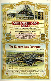 Adverts, Walter Mitchell & Sons, The Falkirk Iron Company Adverts, Walter Mitchell & Sons, The Falkirk Iron Company