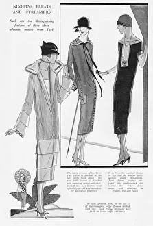 Three advance models from Jean Patou, Paris, 1925 Three advance models from Jean Patou, Paris, 1925