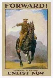 Recruitment Prints: Black Horse Soldier Print