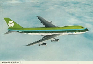 John Hinde Collection: Aer Lingus-Irish Boing 747