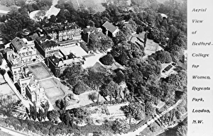 Aerial view, Bedford College for Women, London Aerial view, Bedford College for Women, London