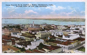 Aerial view of city and bay, Cienfuegos, Cuba Aerial view of city and bay, Cienfuegos, Cuba