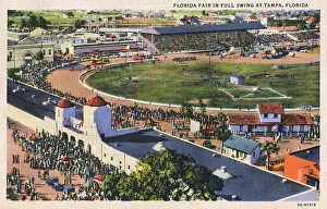 Aerial view of Florida Fair, Tampa, Florida, USA Aerial view of Florida Fair, Tampa, Florida, USA