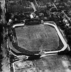 1921 Gallery: Aerial View of Lords Cricket Ground, London, 1921