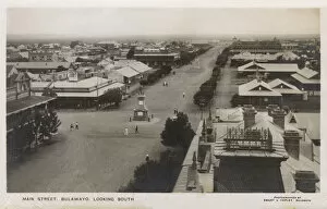 Bulawayo Gallery: Aerial view of Main Street, Bulawayo, Rhodesia