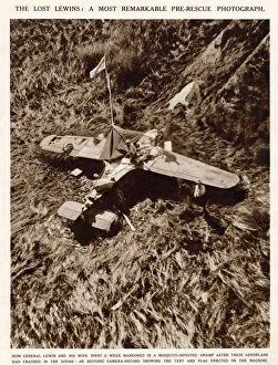Aerial view of the site where Brigadier-General Arthur Corrie Lewin Aerial view of the site where Brigadier-General Arthur Corrie Lewin