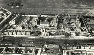 Aerial view of Wormwood Scrubs Prison, West London Aerial view of Wormwood Scrubs Prison, West London
