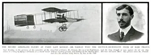 Aeroplane flight by Henri Farman 1908 Aeroplane flight by Henri Farman 1908