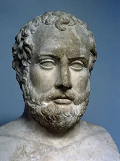 Macedonia Gallery: Aeschines (389-314 BC). Greek statesman. Bust