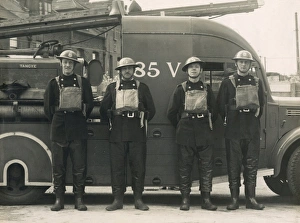 AFS men stationed at Brixton, WW2 AFS men stationed at Brixton, WW2